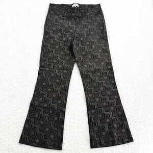 Avenue Montaigne Womens Geometric Print Stretch Pants Size 6